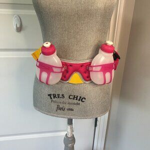 R2Outdoor Revenge Hydration Belt Pink & Yellow- EUC